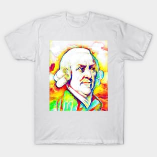 Adam Smith Colourful Portrait | Adam Smith Artwork 11 T-Shirt